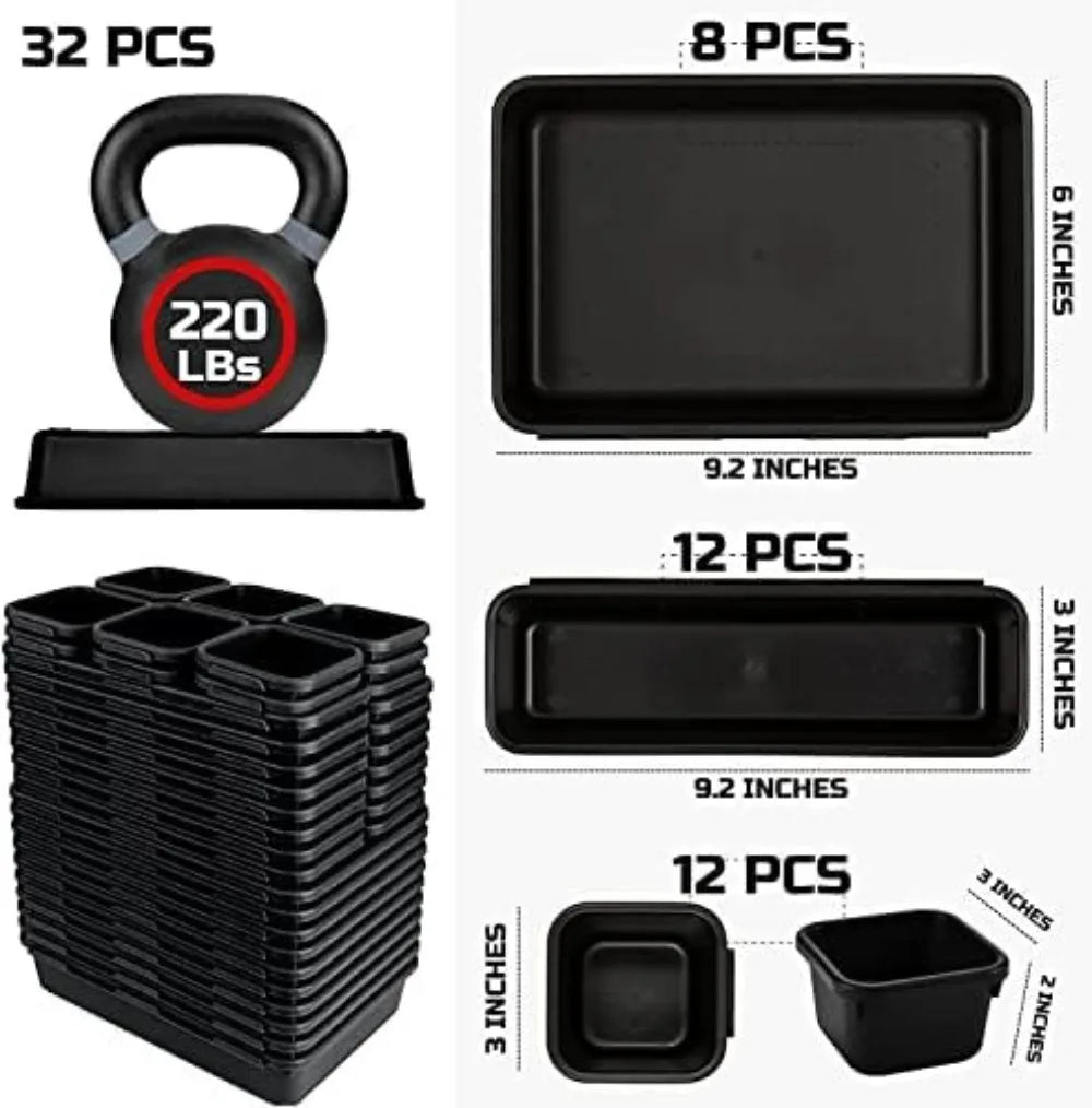 Tool Drawer Organizer Tray Set – Adjustable Storage for Garage & Tool Chest