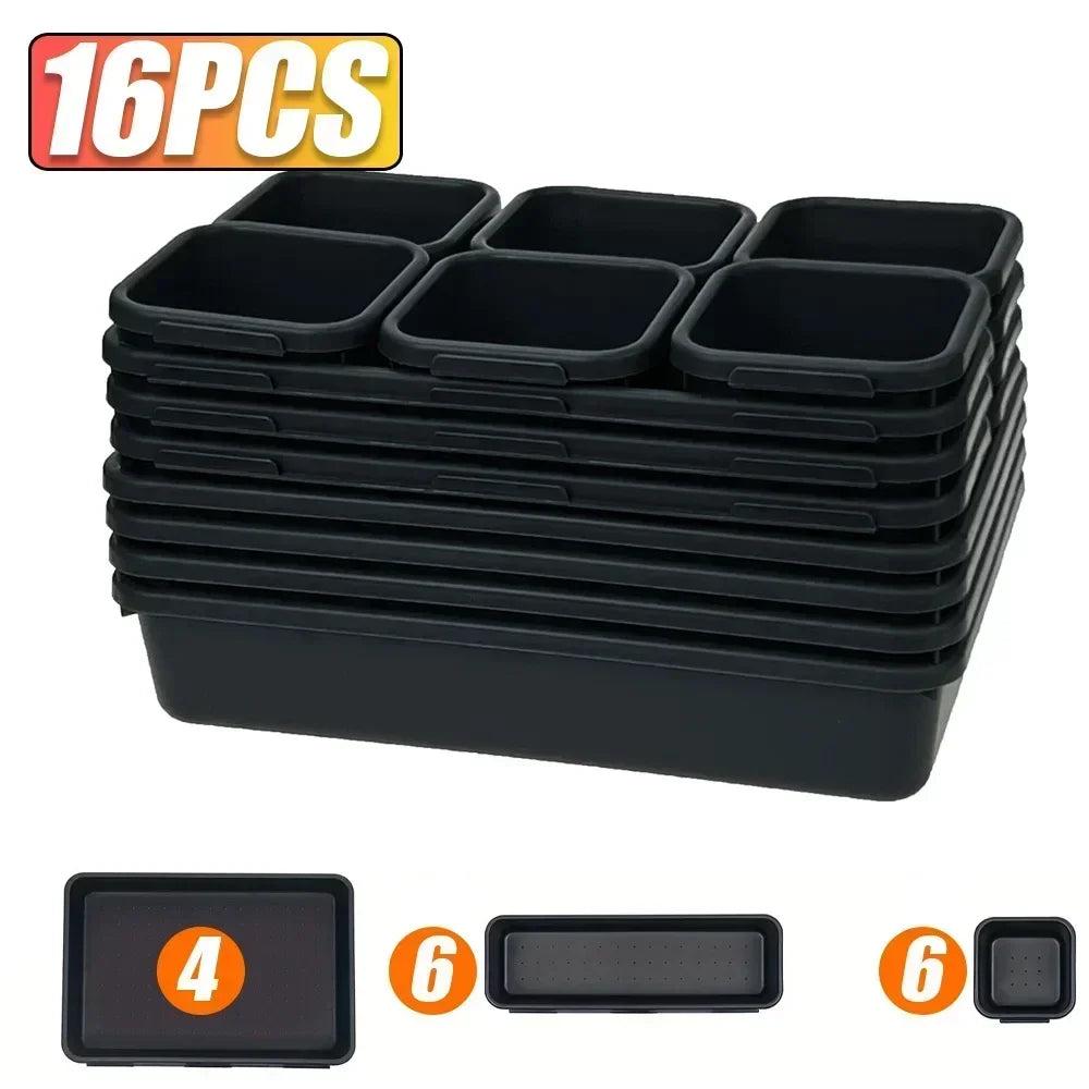 Tool Drawer Organizer Tray Set – Adjustable Storage for Garage & Tool Chest